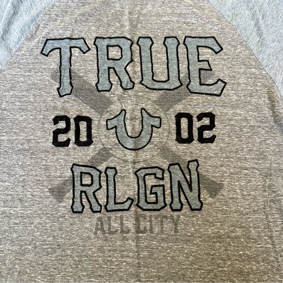 All City Baseball True Religion Men’s T-Shirt Size Large - Picture 2 of 9
